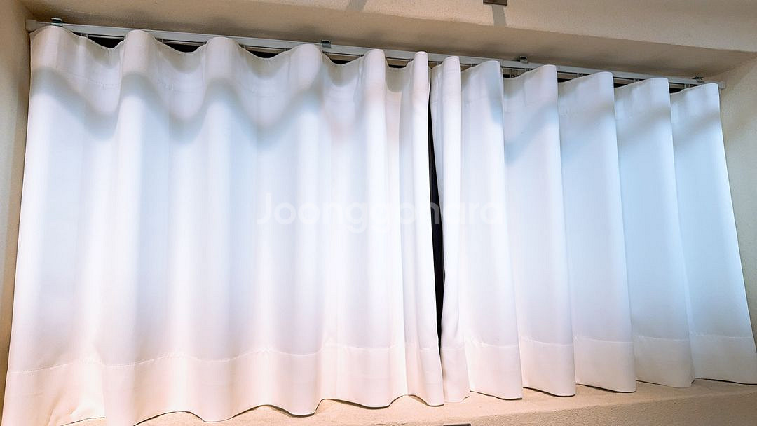 커튼 + 커튼봉(암막커튼)--1