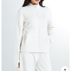 스파오 후리스 집업 운동 외투 s