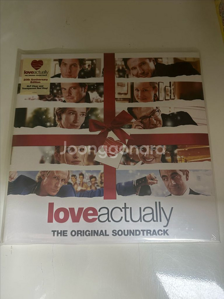 러브액츄얼리 ost 2LP 투명&투명레드반 미개봉--0