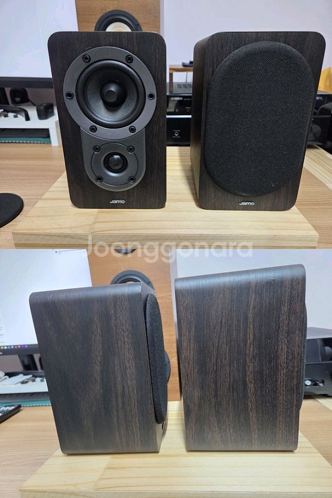 데논 RCD-M41&북쉘프스피커&액티브서브우퍼--5