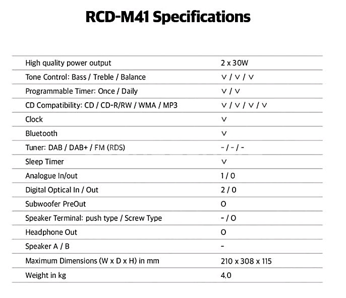 데논 RCD-M41&북쉘프스피커&액티브서브우퍼--6