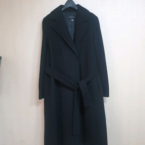 클럽모나코 울 캐시미어 혼방 벨티드 코트/XS