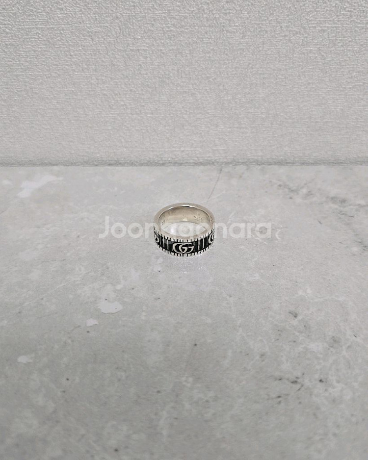 구찌 GG 마몬트 더블 G 링 반지 16호--0