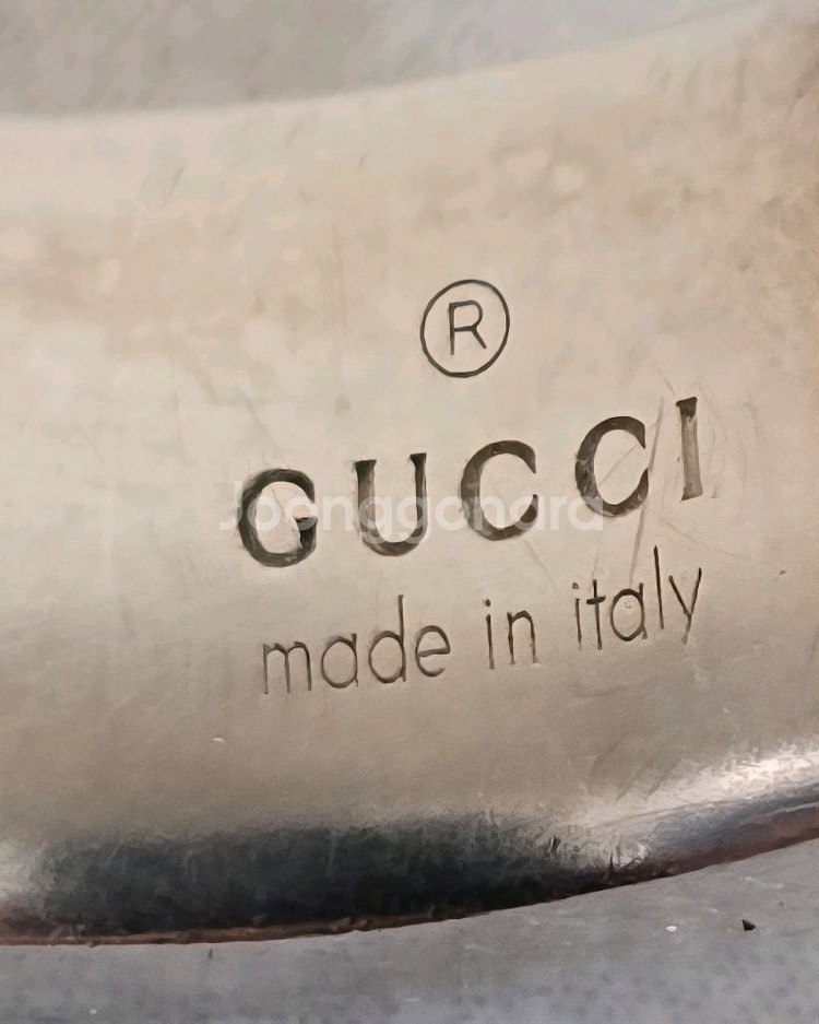 구찌 GG 마몬트 더블 G 링 반지 16호--5