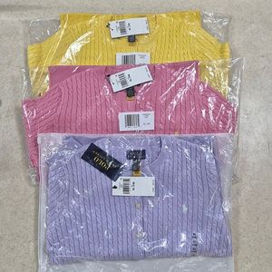 폴로 걸즈 가디건 오아시스옐로우XL 이미지