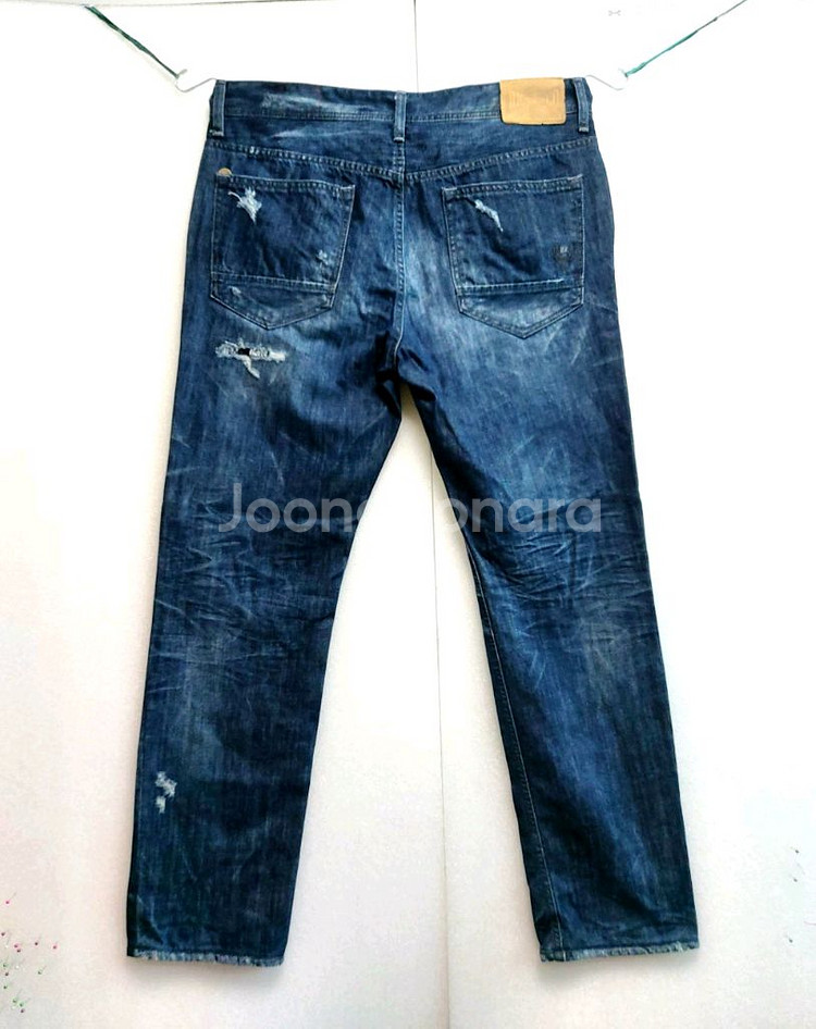 버커루 남성청바지34-36 빈티지 워싱진--1