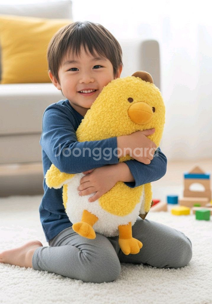새제품 바나나오리 인형 쿠션 바디필로우 바나나 치킨--2