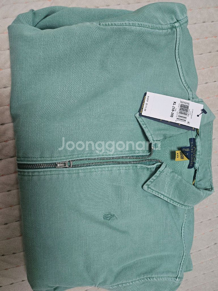 폴로 보이즈 민트 치노 자켓 XL--2