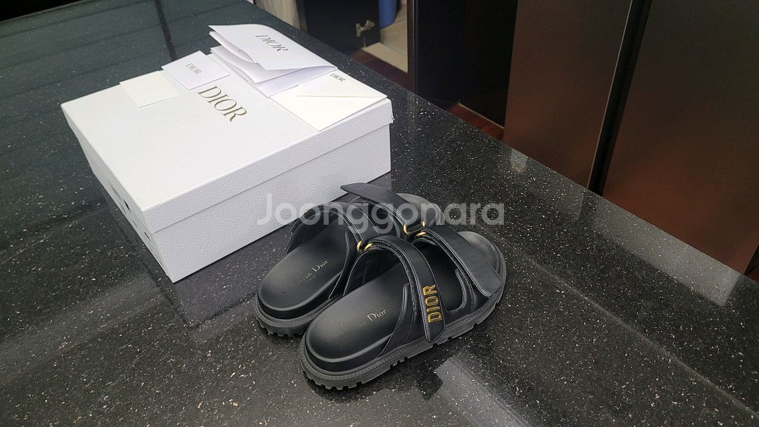 디올 디오락 슬리퍼 36사이즈--1