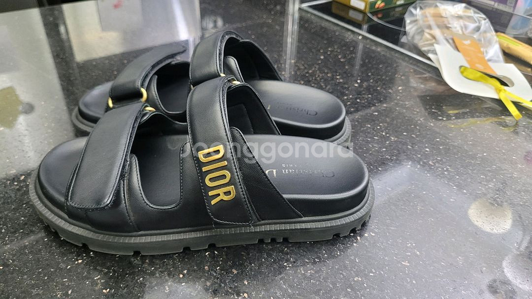 디올 디오락 슬리퍼 36사이즈--7