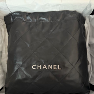 샤넬 22백 블랙 미듐 은장에서 스몰 은장으로 교환