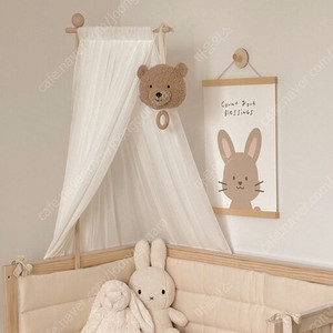 노키모어 체리 딸랑이 테디베어 뮤직모빌 새상품 미개봉