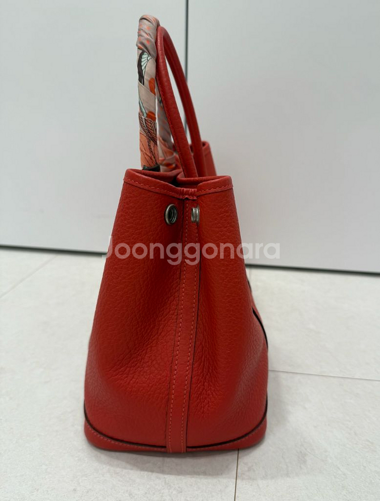 정품 에르메스 네곤다 로즈텍사스 가든파티 30 R--2