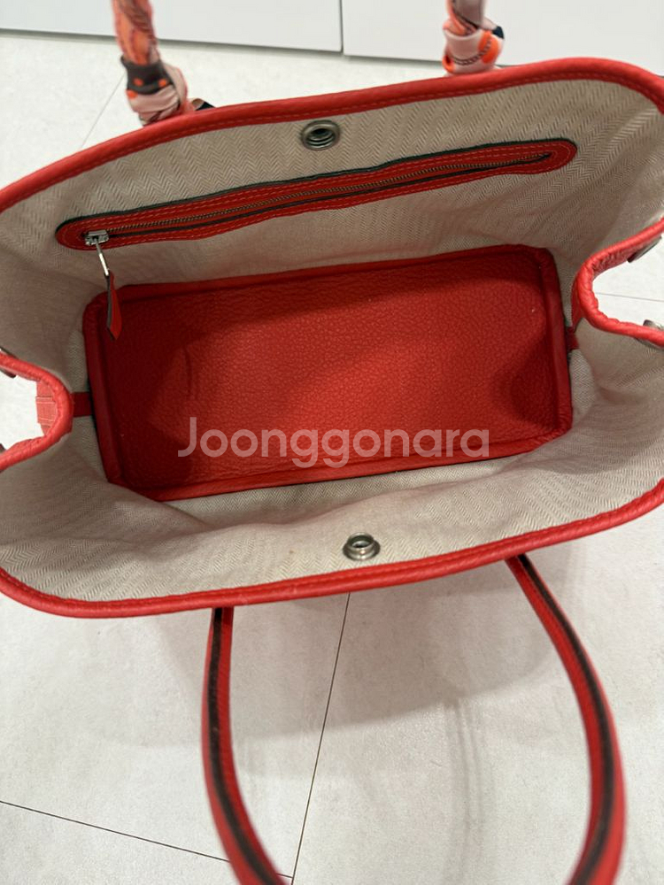 정품 에르메스 네곤다 로즈텍사스 가든파티 30 R--8