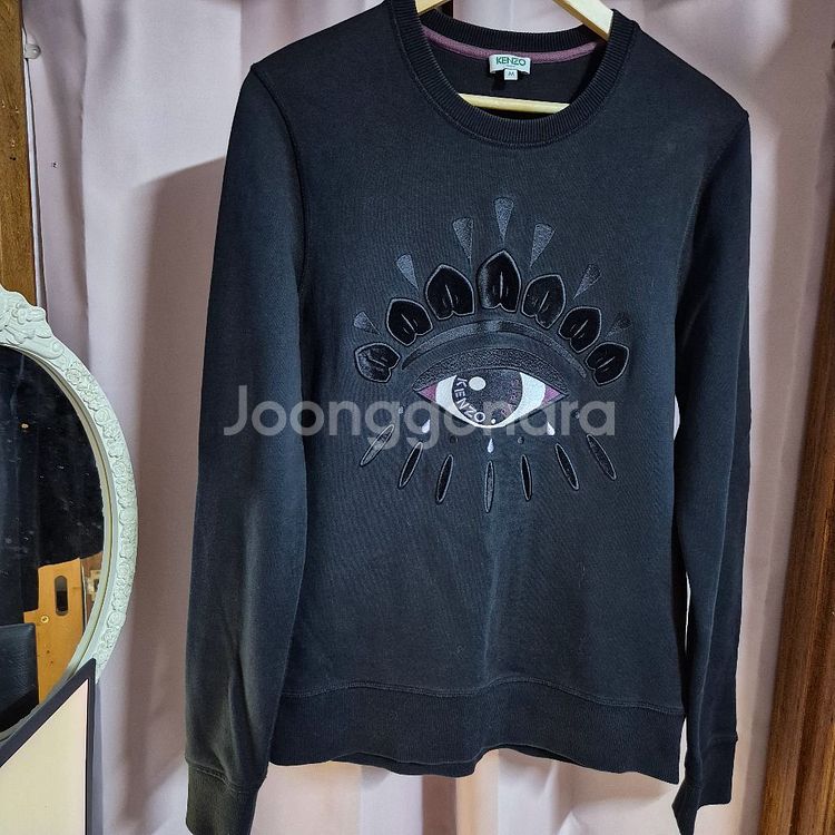 정품 겐조 F565SW0554XE 블랙아이 맨투맨--0