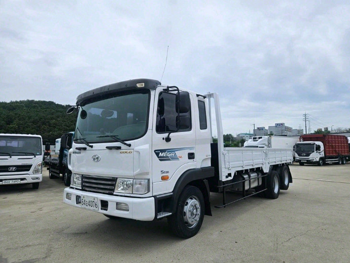 5톤카고트럭 중축 제원 적재함길이 5.4 후축 중고매매 이미지