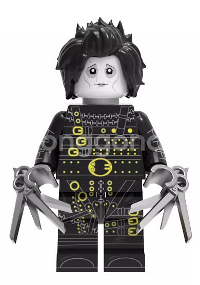 영화 가위손 미니피규어 2종 세트 레고호환 커스텀 미개--1