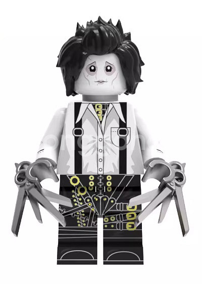 영화 가위손 미니피규어 2종 세트 레고호환 커스텀 미개--3