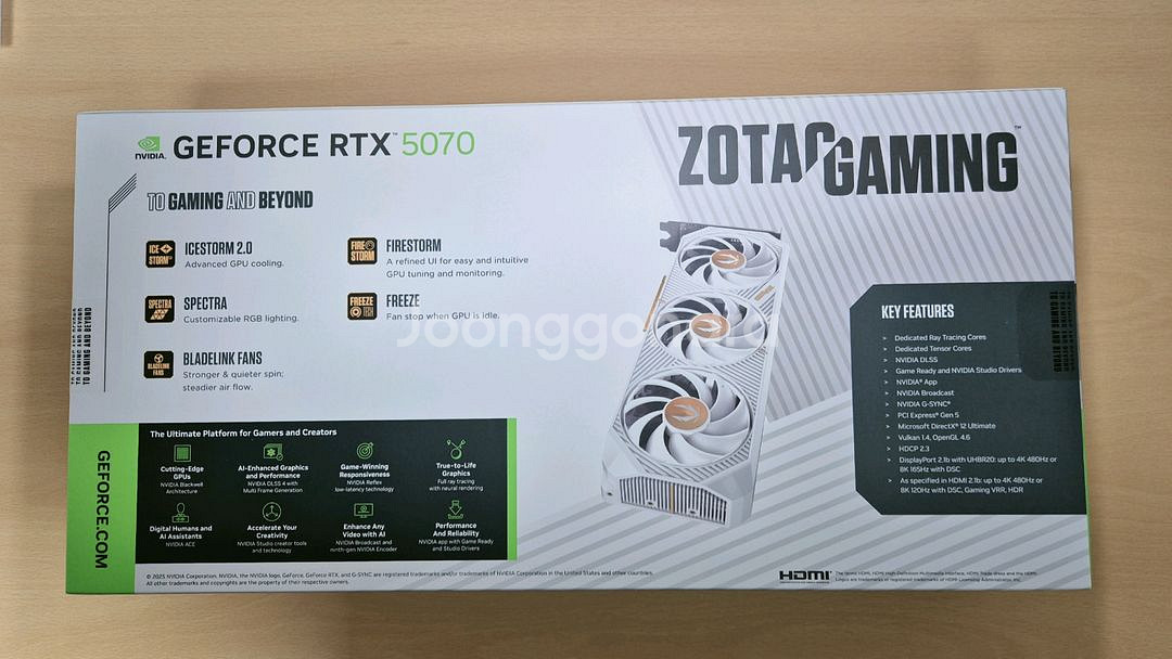 ZOTAC 조텍 RTX 5070 AMP (AS 5년)--1