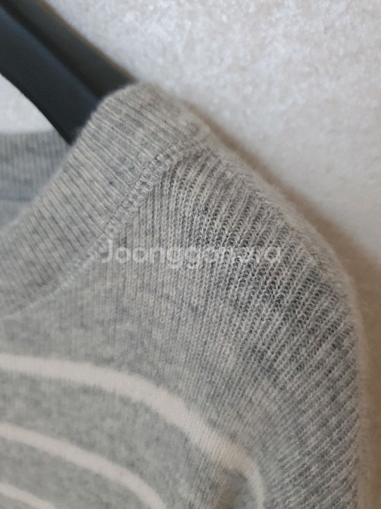 빈스 VINCE 캐시미어 100% 스트라이프 니트 탑--4