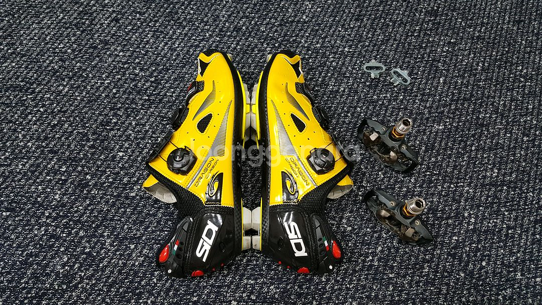 SIDI 시디 카본 MTB 클릿슈즈/시마노 XTR 페달--6