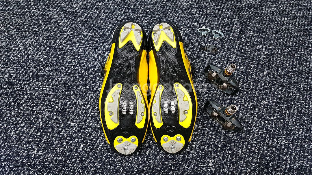 SIDI 시디 카본 MTB 클릿슈즈/시마노 XTR 페달--9
