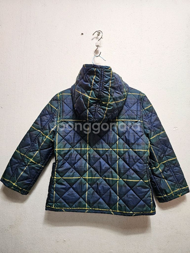 폴로 랄프로렌 키즈체크 퀼팅자켓 사이즈 M(8-10)--1