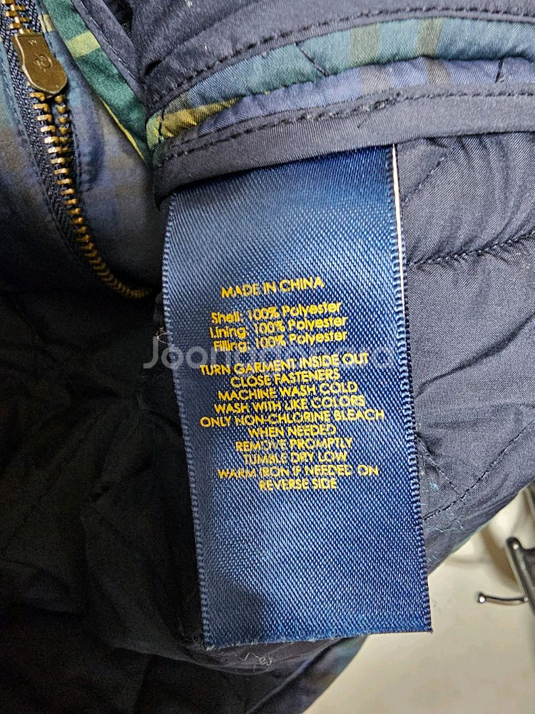 폴로 랄프로렌 키즈체크 퀼팅자켓 사이즈 M(8-10)--3