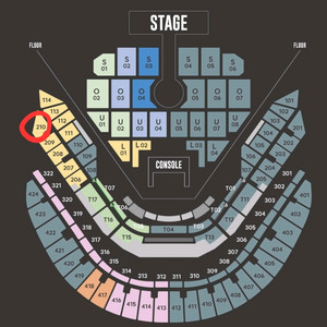브아솔 콘서트(12.24이브) 2층 210구역 1석양도