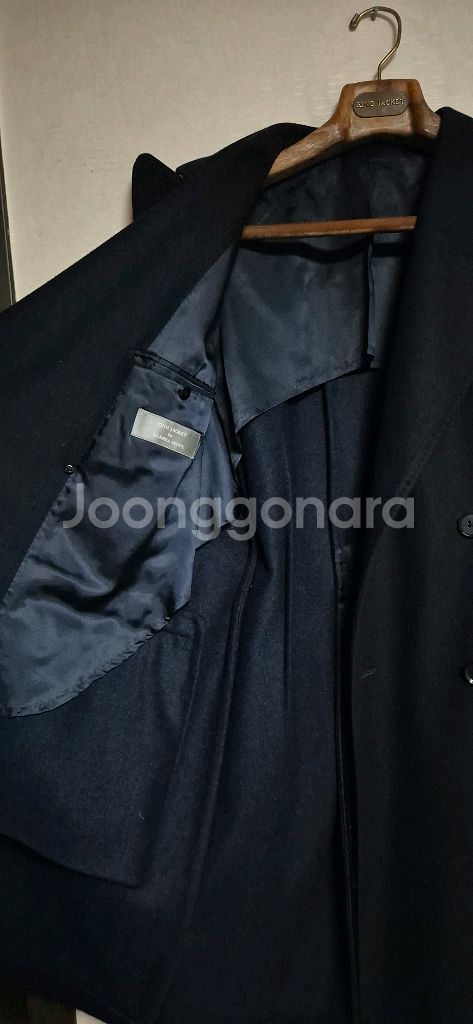 [48]링자켓 X 안드레아서울 폴로 코트 피크드 라펠--8