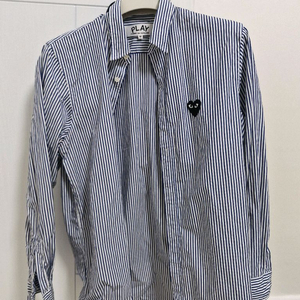 꼼데가르송 스트라이프 셔츠