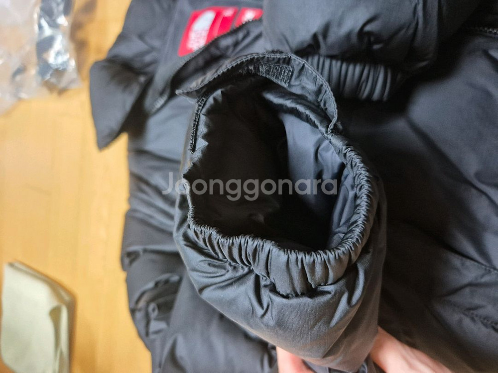 슈프림 노스페이스 스플릿 눕시 패딩 블랙 24SS XL--7