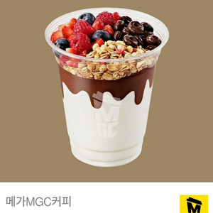 메가커피 요ㄱ젤라또 초코베리믹스