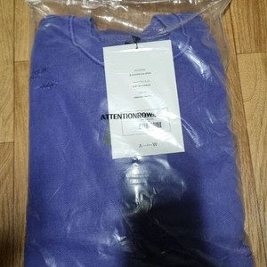 어텐션로우 디스트로이드 피그먼트 맨투맨 2사이즈