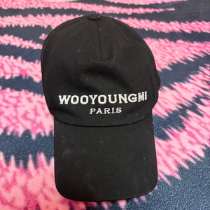우영미 볼캡 모자 블랙
