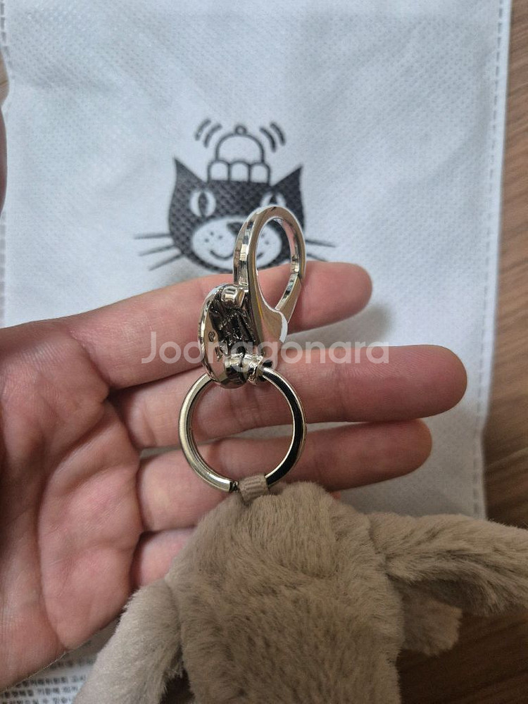 젤리캣 바쉬풀 키링 베이지 백참--2