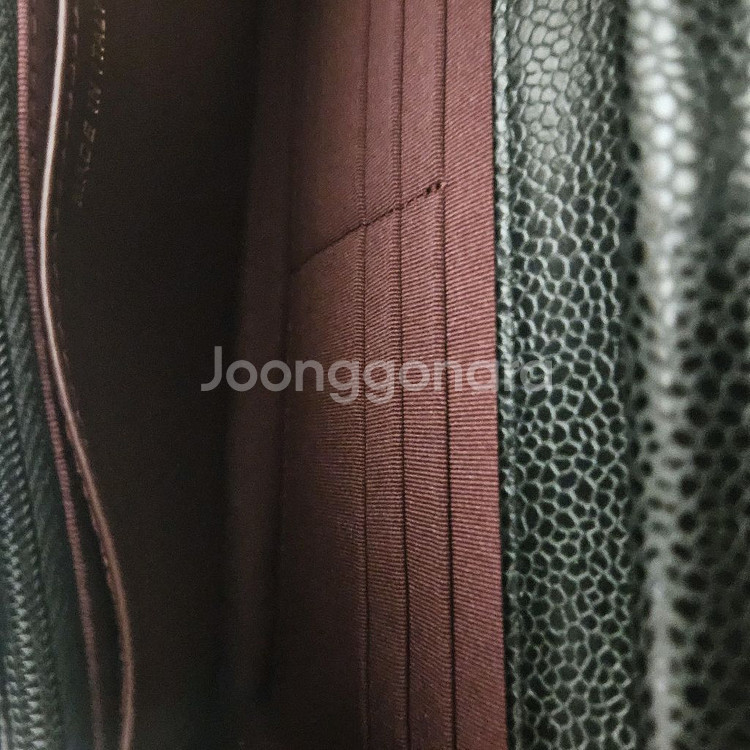 샤넬 woc 캐비어 금장 미사용--6