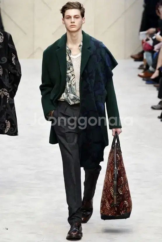 버버리 프로섬 14fw 캐시미어 오버핏 싱글코트--0