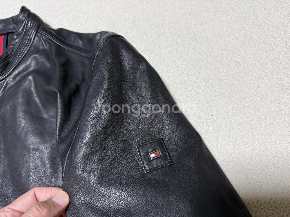 타미힐피거 양가죽 자켓 남성용 95사이즈--3