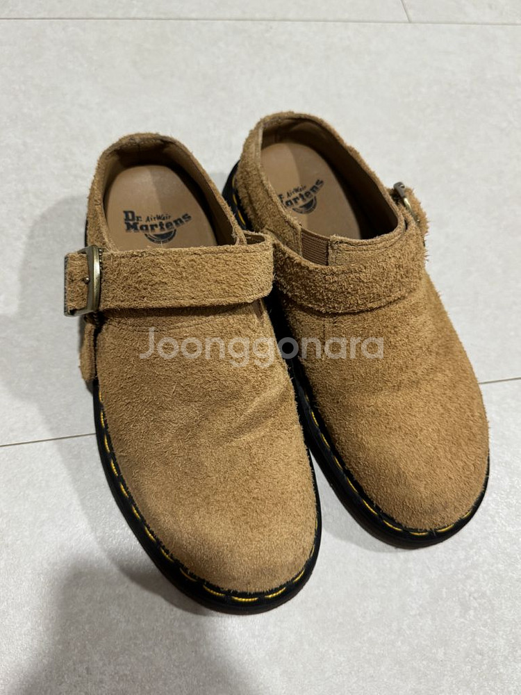 닥터마틴 스웨이드 뮬 아이샴 UK4(230) 풀박스--1