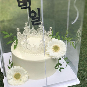 <새상품>티아라 실리콘 몰드 2개