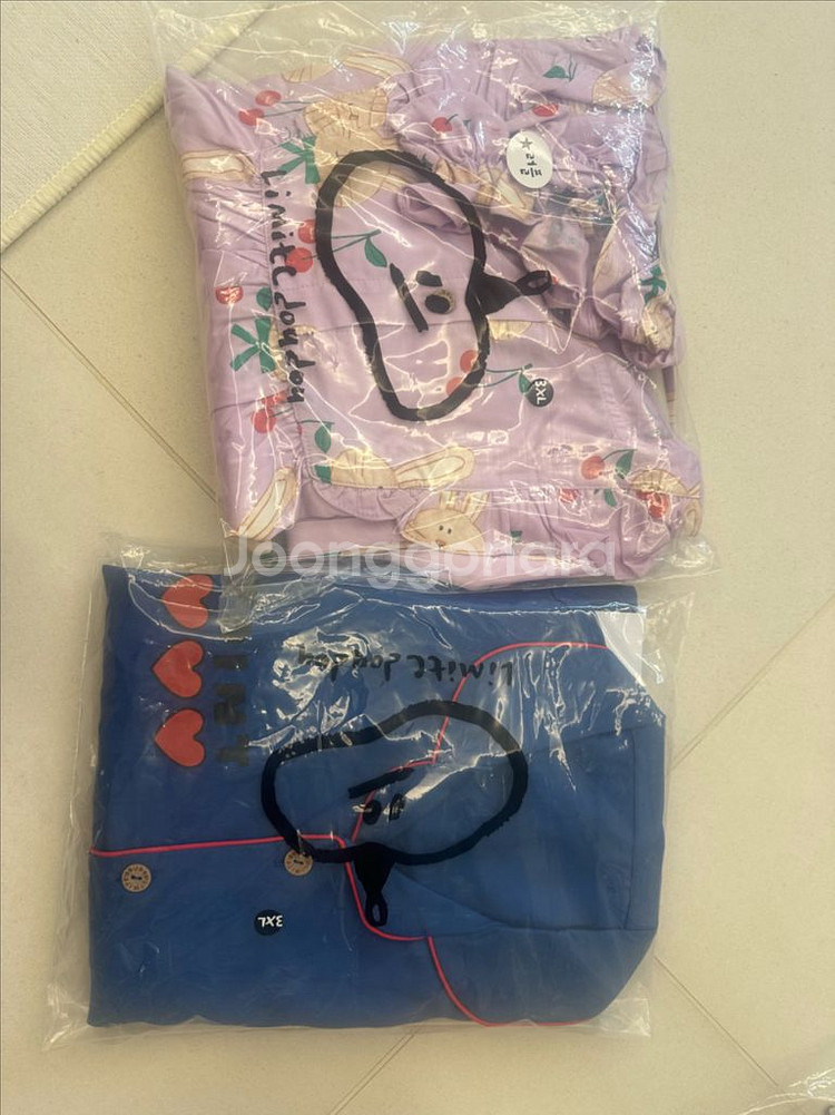 리미떼두두 퍼플래빗러플파자마, 블루 달마시안파자마--0