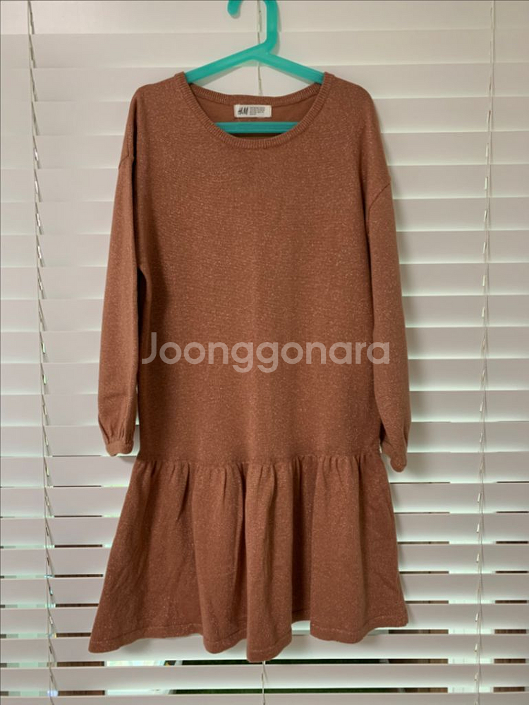 140 사이즈: H&M 여아 원피스 2종--3