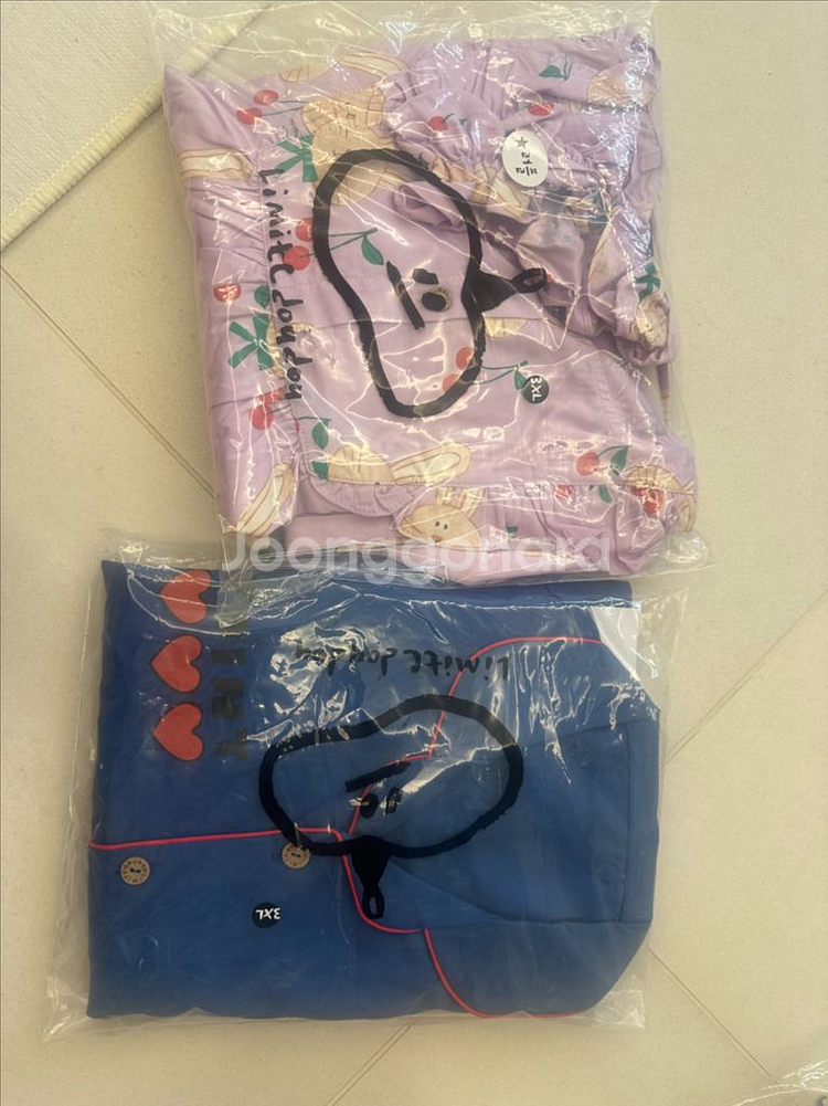 리미떼두두 퍼플래빗러플파자마, 블루 달마시안파자마--1