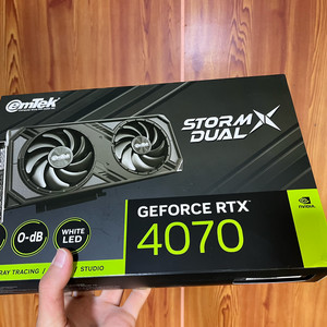 [급처] 이엠텍 지포스 RTX 4070 Storm X