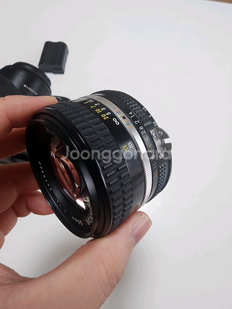 니콘 mf 50mm f1.4d 해바라기 렌즈--0