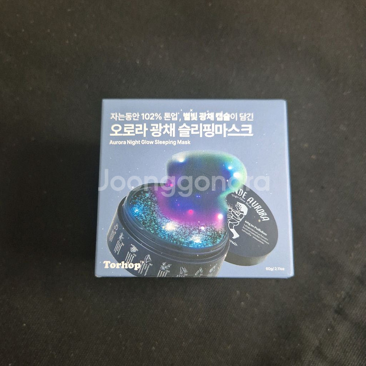 [새상품] 토르홉 오로라 별빛 광채 슬리핑마스크 60g--0