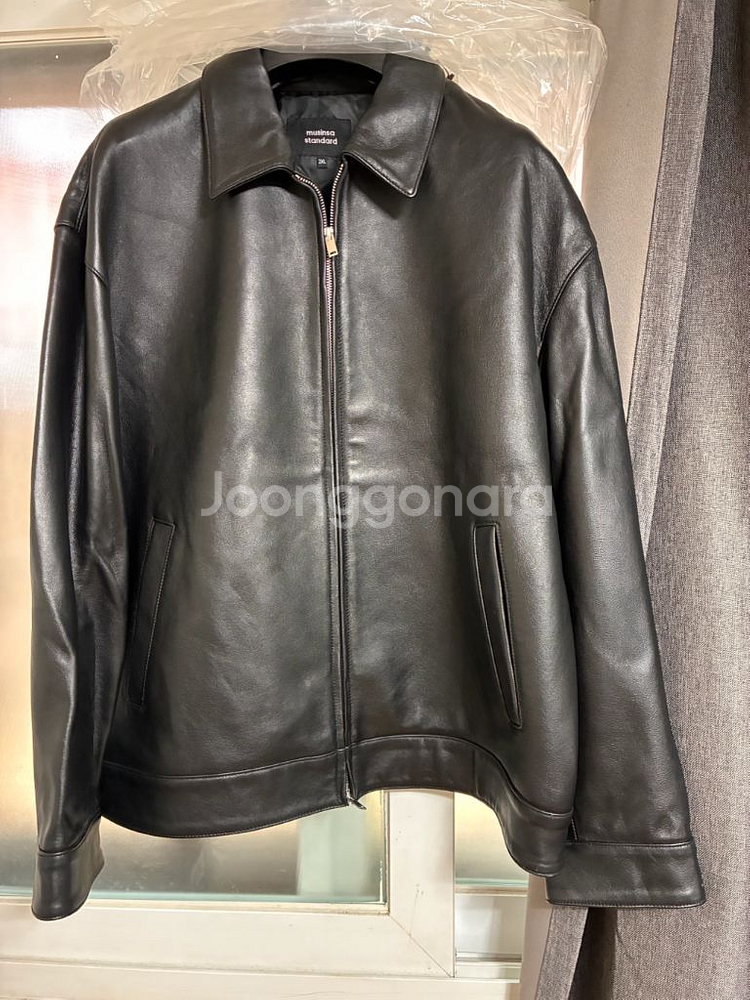 [2XL] 무신사스탠다드 양가죽 자켓--2