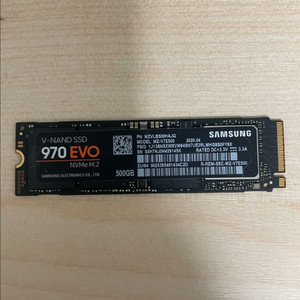 삼성 970 EVO NVMe M.2 500GB SSD
