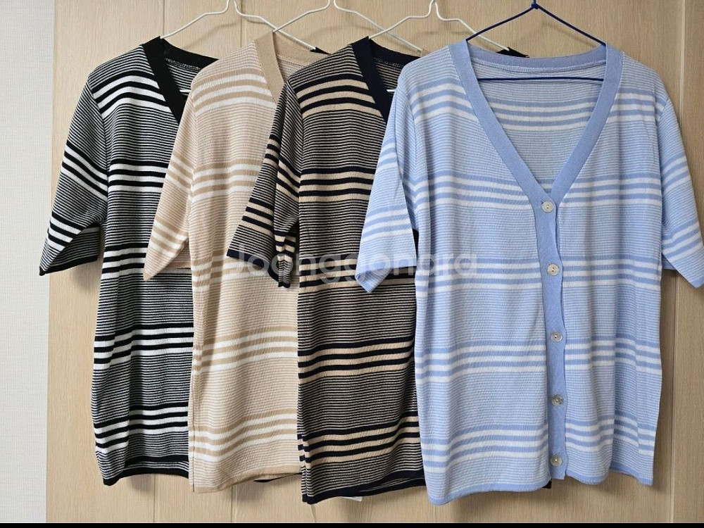 아이엠니트 반팔 가디건 4장 세트 새상품--0